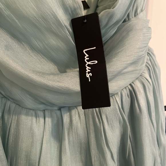 NWT Sage Green strapless A-line dress - Picture 3 of 6